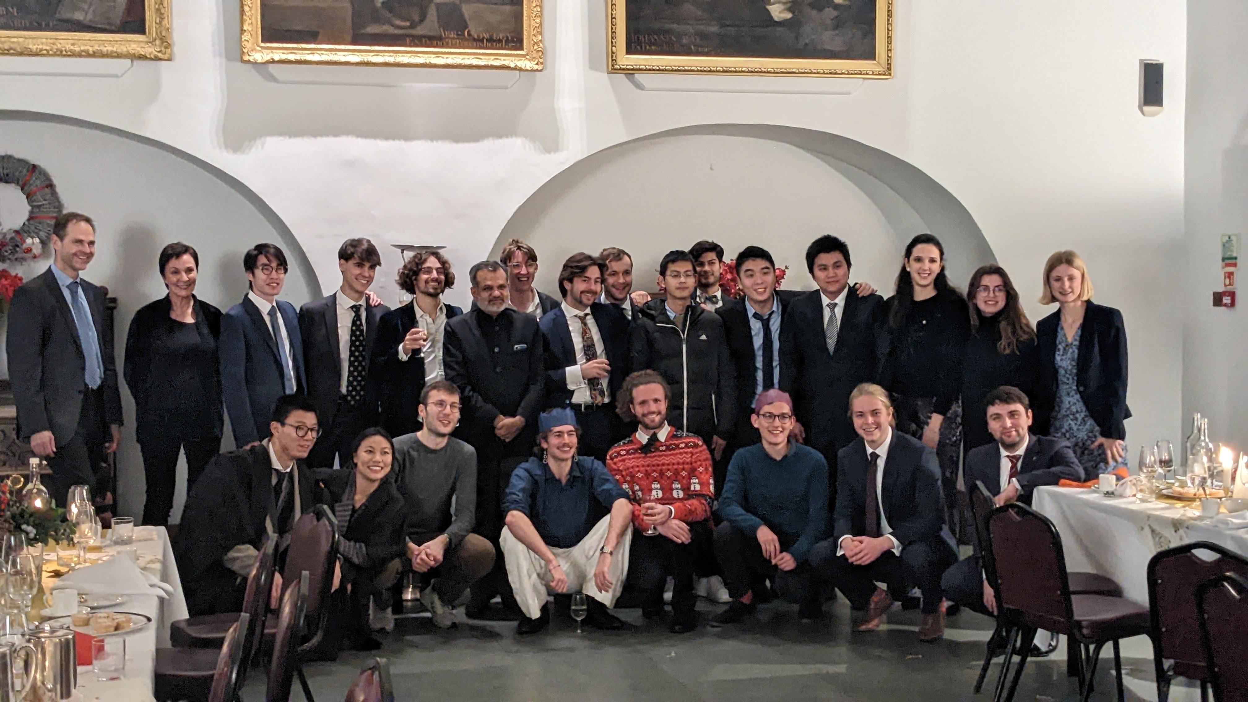 QM Christmas Dinner group photo